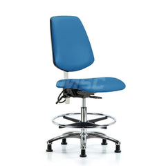 Task Chair: ESD Vinyl, Blue