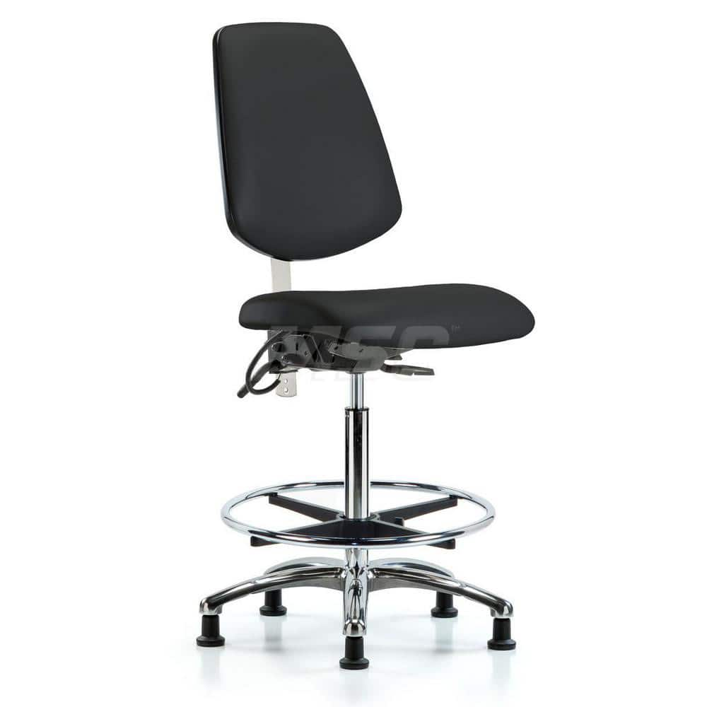 Task Chair: ESD Vinyl, Black