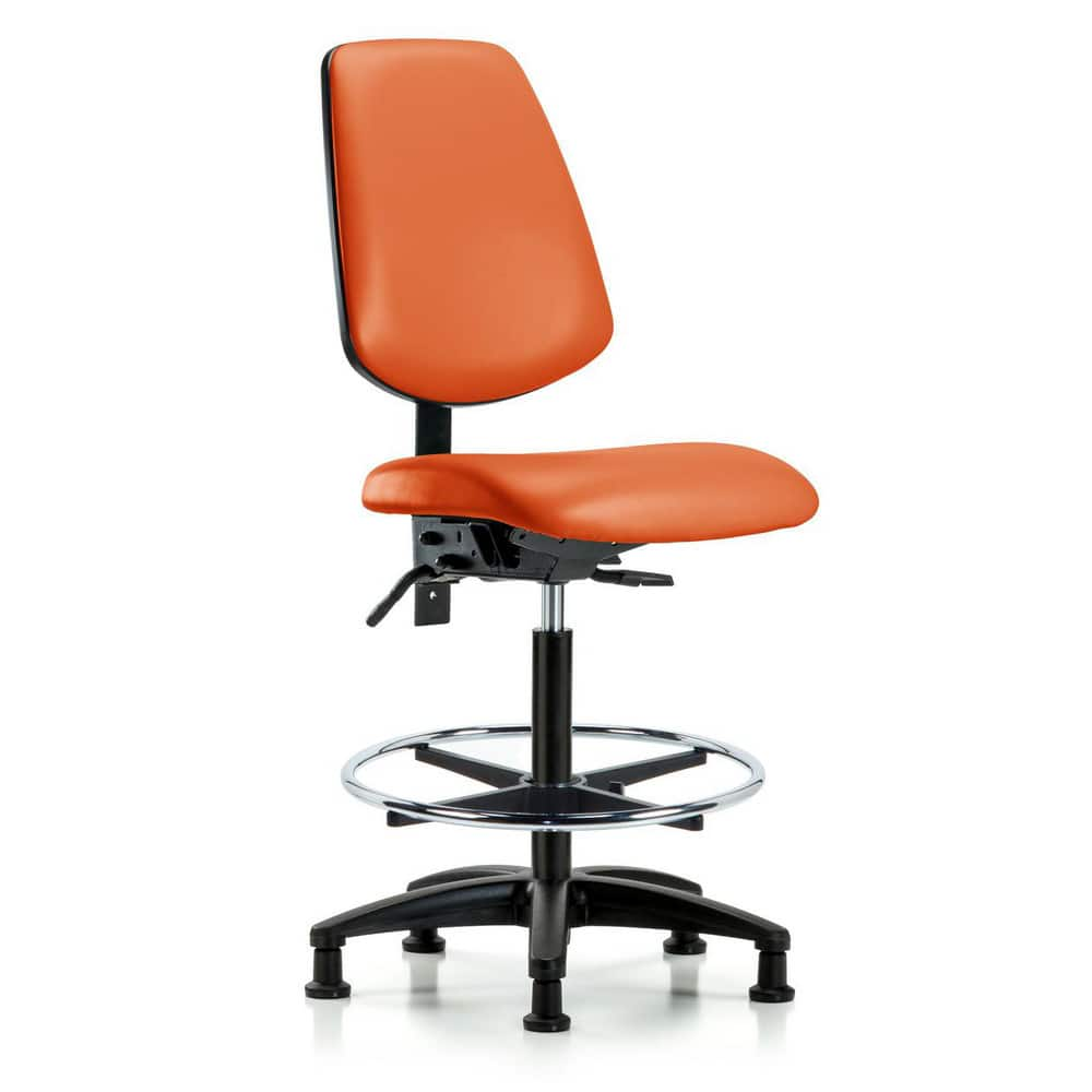 Task Chair: Vinyl, Orange Kist