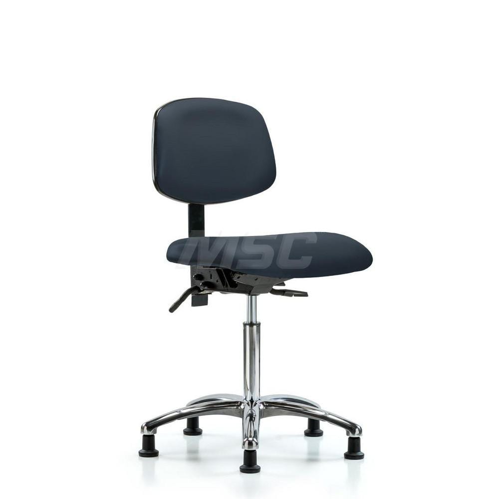 Task Chair: Vinyl, Imperial Blue