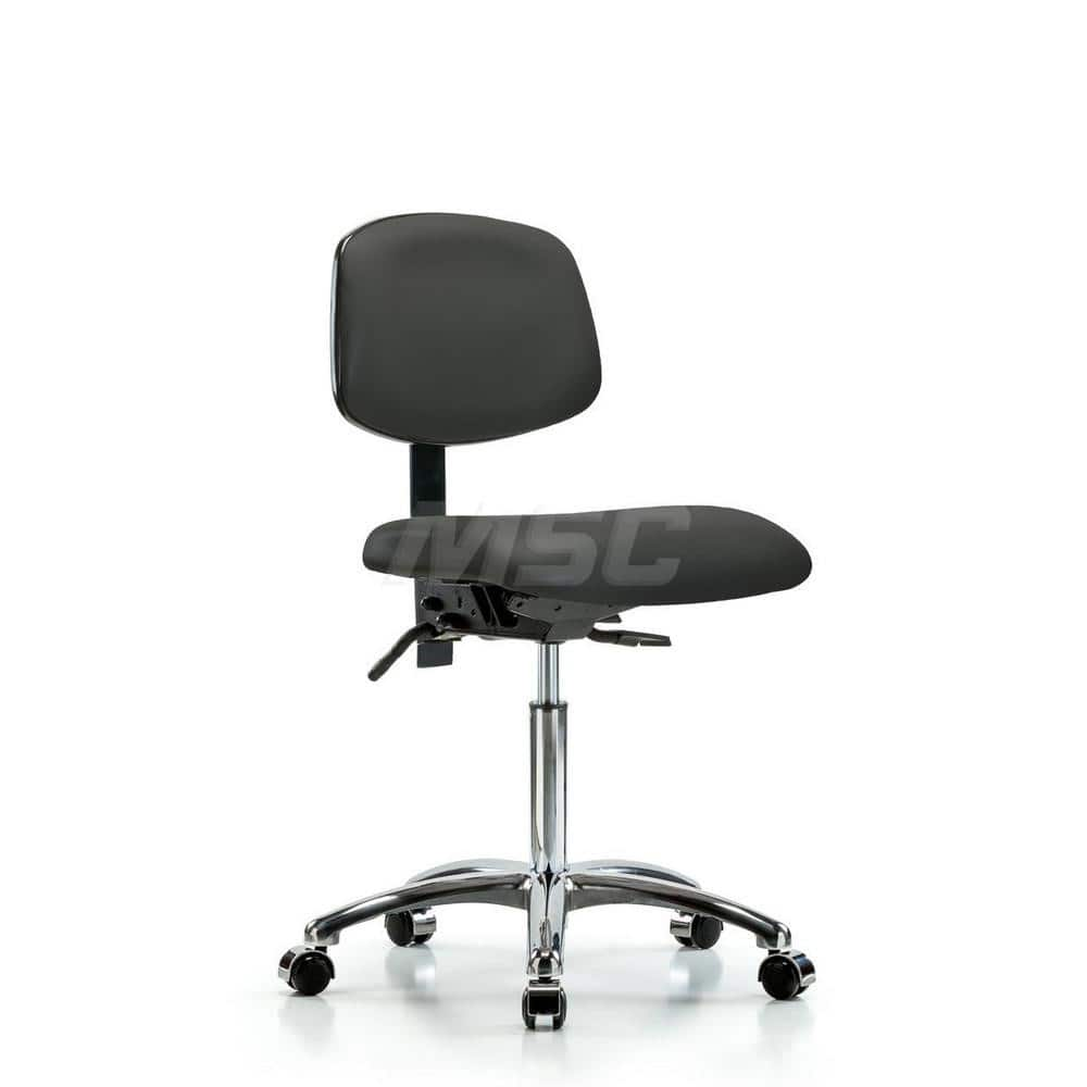 Task Chair: Vinyl, Charcoal