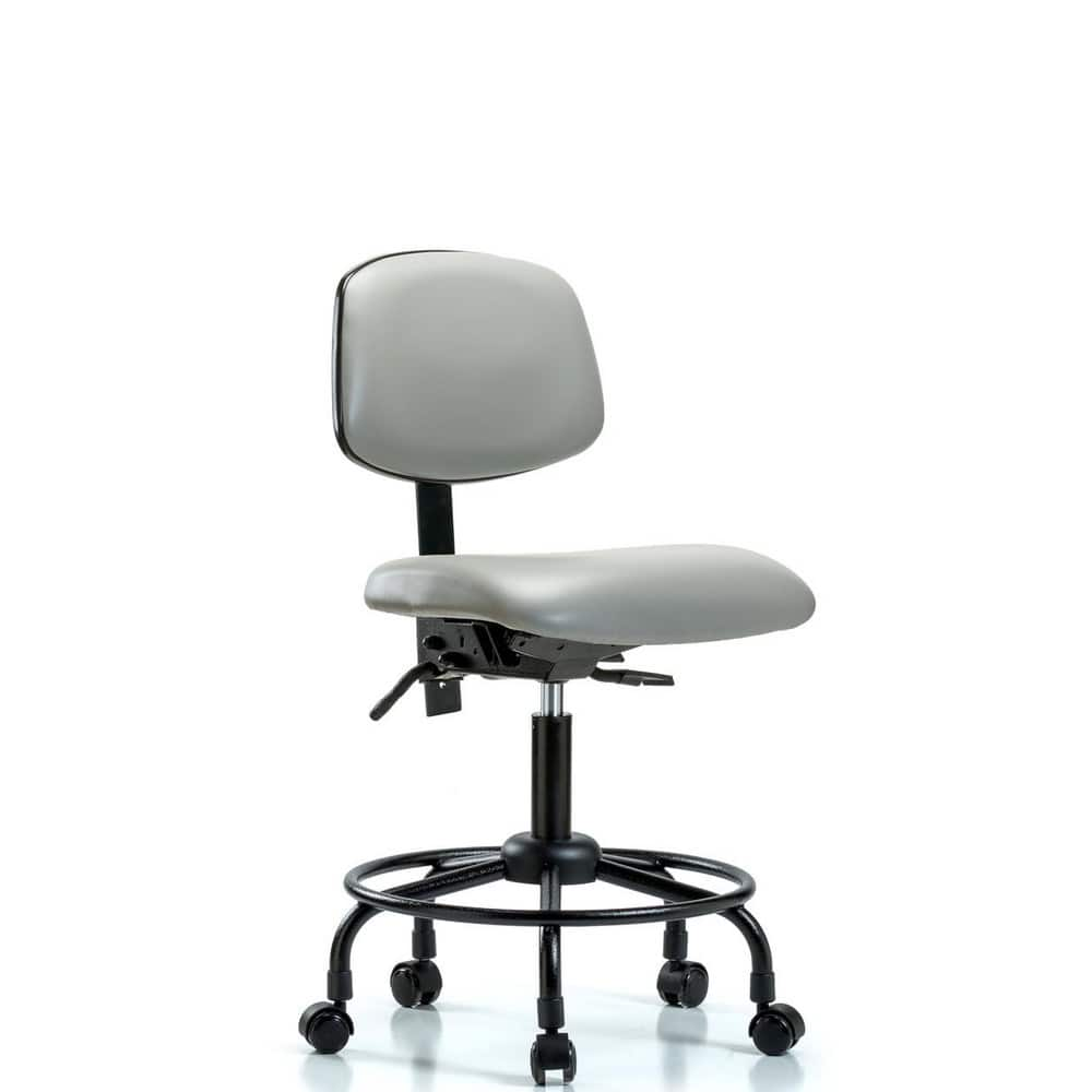 Task Chair: Vinyl, Dove