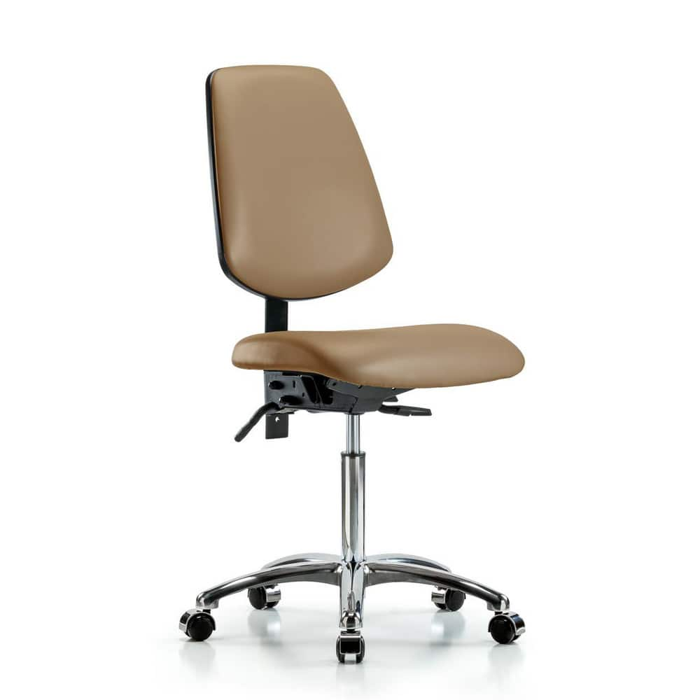 Task Chair: Vinyl, Taupe