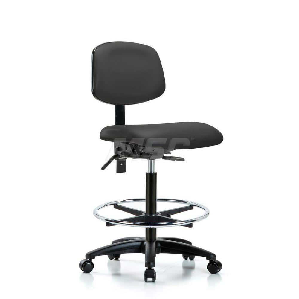 Task Chair: Vinyl, Charcoal