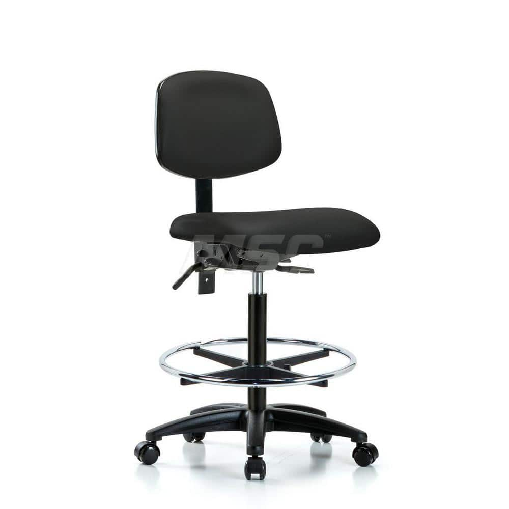 Task Chair: Vinyl, Black