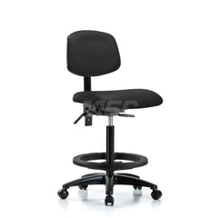 Task Chair: Vinyl, Black