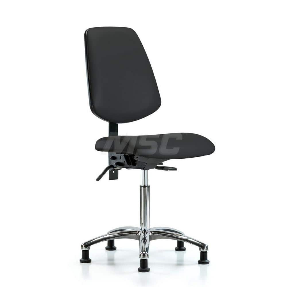 Task Chair: Vinyl, Black