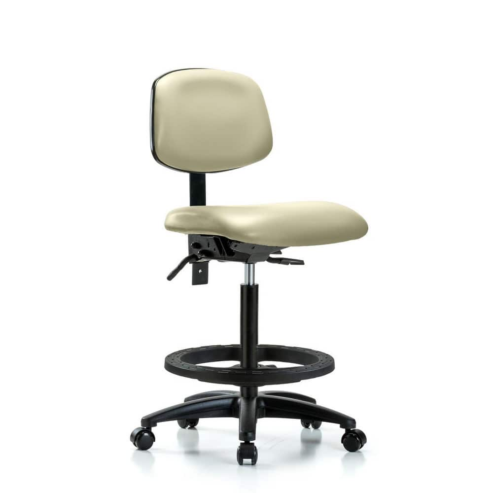 Task Chair: Vinyl, Adobe White