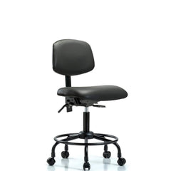 Task Chair: Vinyl, Carbon