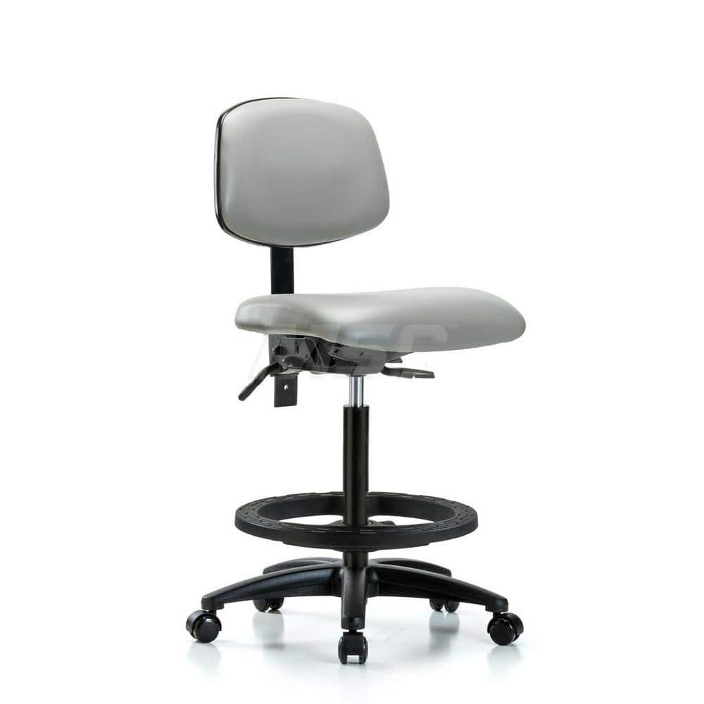 Task Chair: Vinyl, Dove