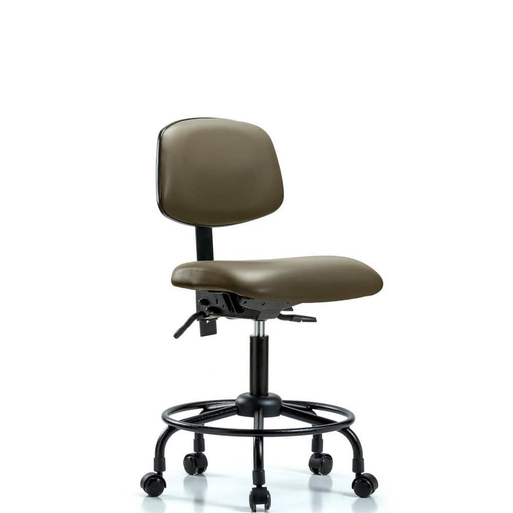 Task Chair: Vinyl, Taupe