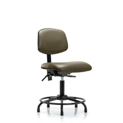 Task Chair: Vinyl, Taupe