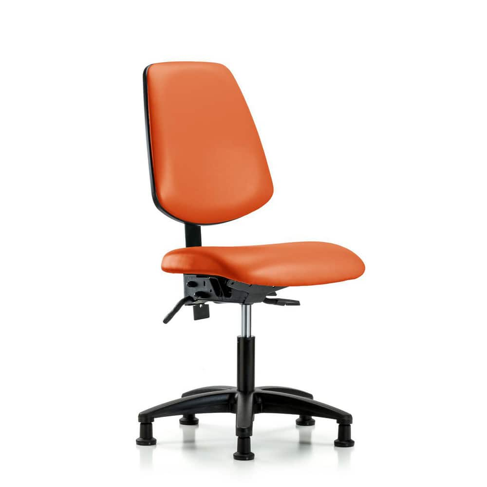 Task Chair: Vinyl, Orange Kist