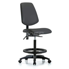 Task Chair: Vinyl, Charcoal