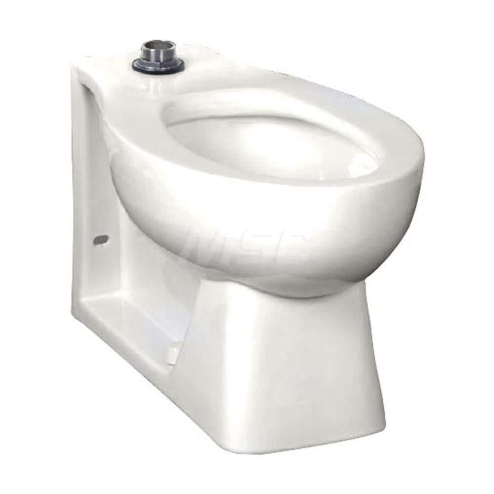 Toilets; Type: Top Spud Toilet Bowl with Bed Pan Lug; Bowl Shape: Elongated; Mounting Style: Floor; Gallons Per Flush: 1.6; Overall Height: 17-1/8; Overall Width: 13-7/8; Overall Depth: 24-7/8; Rim Height: 17-1/8; Trapway Size: 2; Rough In Size: 10.00 - 1