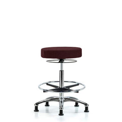 Adjustable Height Swivel Stool: Olefin, 25″ Seat Width, 25″ Seat Depth Round Height