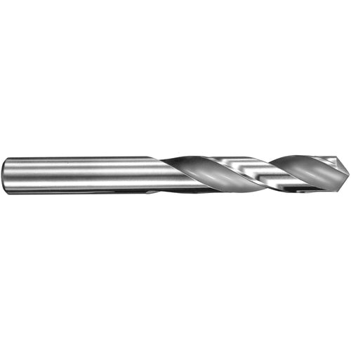 12.5 mm Dia. × 12.5 mm Shank × 51 mm Flute Length × 102 mm OAL, 3xD, 145°, TA, 2 Flute, External, Round Solid Carbide Drill - Exact Industrial Supply