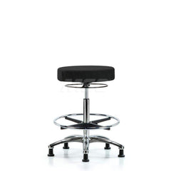 Adjustable Height Swivel Stool: Olefin, 25″ Seat Width, 25″ Seat Depth Round Height