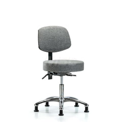 Adjustable Height Swivel Stool: Olefin, 25″ Seat Width, 25″ Seat Depth Round Height