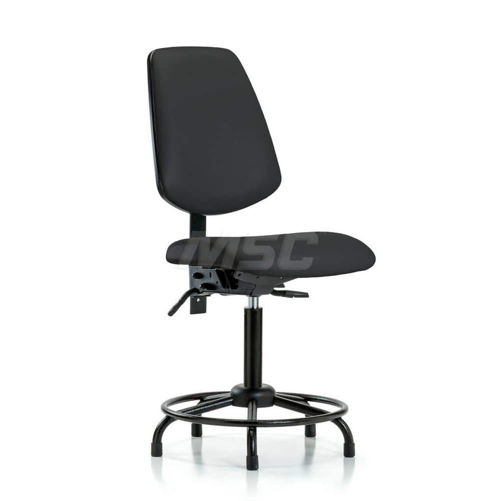 Task Chair: Vinyl, Black