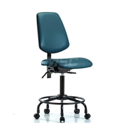 Task Chair: Vinyl, Marine Blue