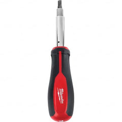 Milwaukee Tool - Bit Screwdrivers Type: 11-in-1 Screwdriver Tip Type: Phillips; Slotted; Nut Driver - All Tool & Supply