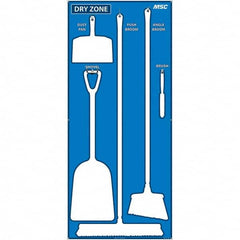 NMC - 30 x 68" Aluminum Composite Panel Shadow Board - All Tool & Supply