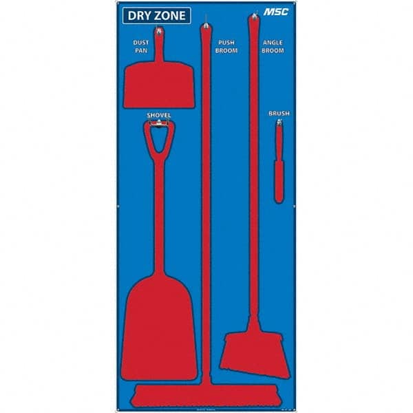 NMC - 30 x 68" Aluminum Shadow Board - All Tool & Supply