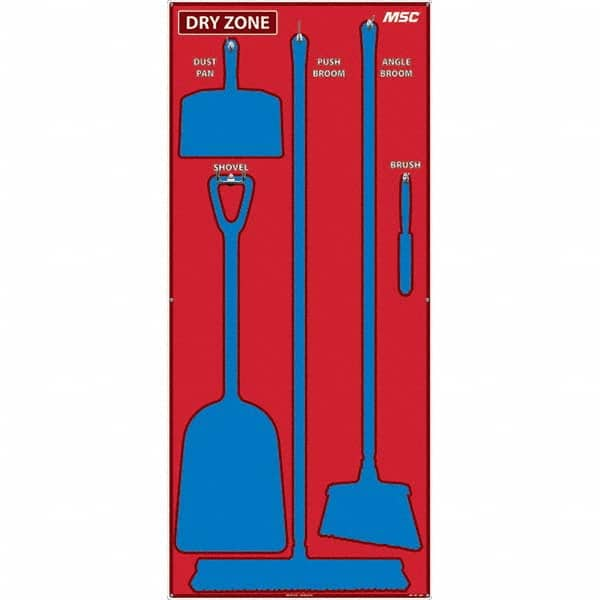 NMC - 30 x 68" Aluminum Shadow Board - All Tool & Supply