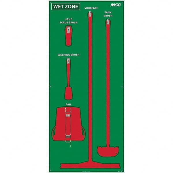 NMC - 30 x 68" Acrylic Shadow Board - All Tool & Supply