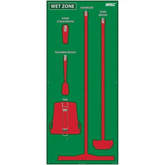 NMC - 30 x 68" Acrylic Shadow Board - All Tool & Supply