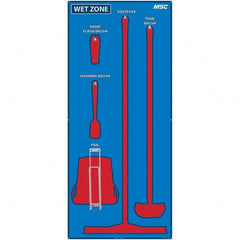 NMC - 30 x 68" Aluminum Composite Panel Shadow Board - All Tool & Supply