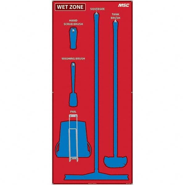 NMC - 30 x 68" Aluminum Shadow Board - All Tool & Supply