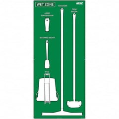 NMC - 30 x 68" Aluminum Shadow Board - All Tool & Supply