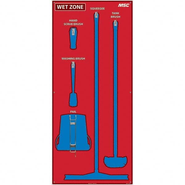 NMC - 30 x 68" Acrylic Shadow Board - All Tool & Supply