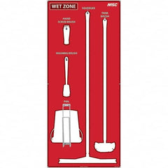 NMC - 30 x 68" Aluminum Composite Panel Shadow Board - All Tool & Supply