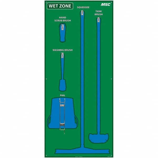 NMC - 30 x 68" Acrylic Shadow Board - All Tool & Supply