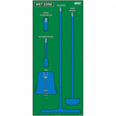 NMC - 30 x 68" Acrylic Shadow Board - All Tool & Supply