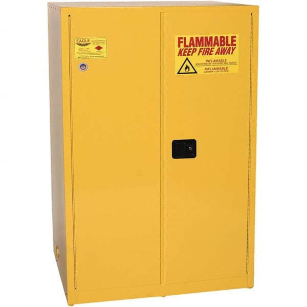 Eagle - Safety Cabinets Hazardous Chemical Type: Flammable and Combustible Liquids Color: Yellow - All Tool & Supply