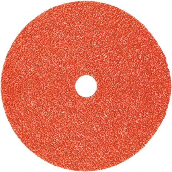 3M - 5" Diam, 7/8" Hole, 120+ Grit Ceramic Fiber Disc - All Tool & Supply