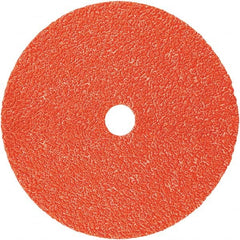 3M - 5" Diam, 7/8" Hole, 120+ Grit Ceramic Fiber Disc - All Tool & Supply