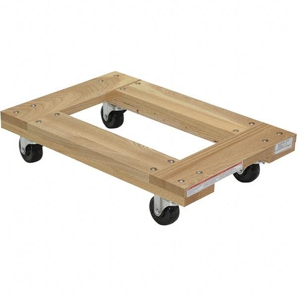 Vestil - 900 Lb Capacity Hardwood Dolly - 24" Long x 16" Wide - All Tool & Supply