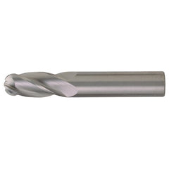 ‎5/8″ Dia. × 5/8″ Shank × 2-1/4″ DOC × 5″ OAL, Carbide TiAlN, Spiral , 4 Flute, CW Helix, Round, Ballnose End Mill