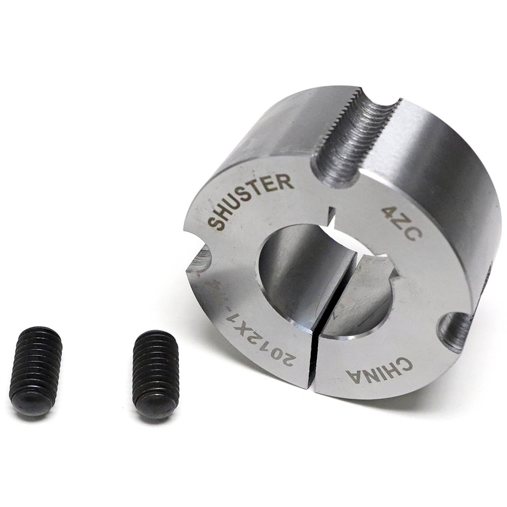 Shuster - 1-15/16" Bore, 3/8" Keyway Width x 3/16" Keyway Depth, Tapered Lock Sprocket Bushing - Exact Industrial Supply