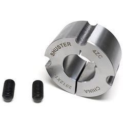 Shuster - 1-1/8" Bore, 1/4" Keyway Width x 1/8" Keyway Depth, Tapered Lock Sprocket Bushing - Exact Industrial Supply