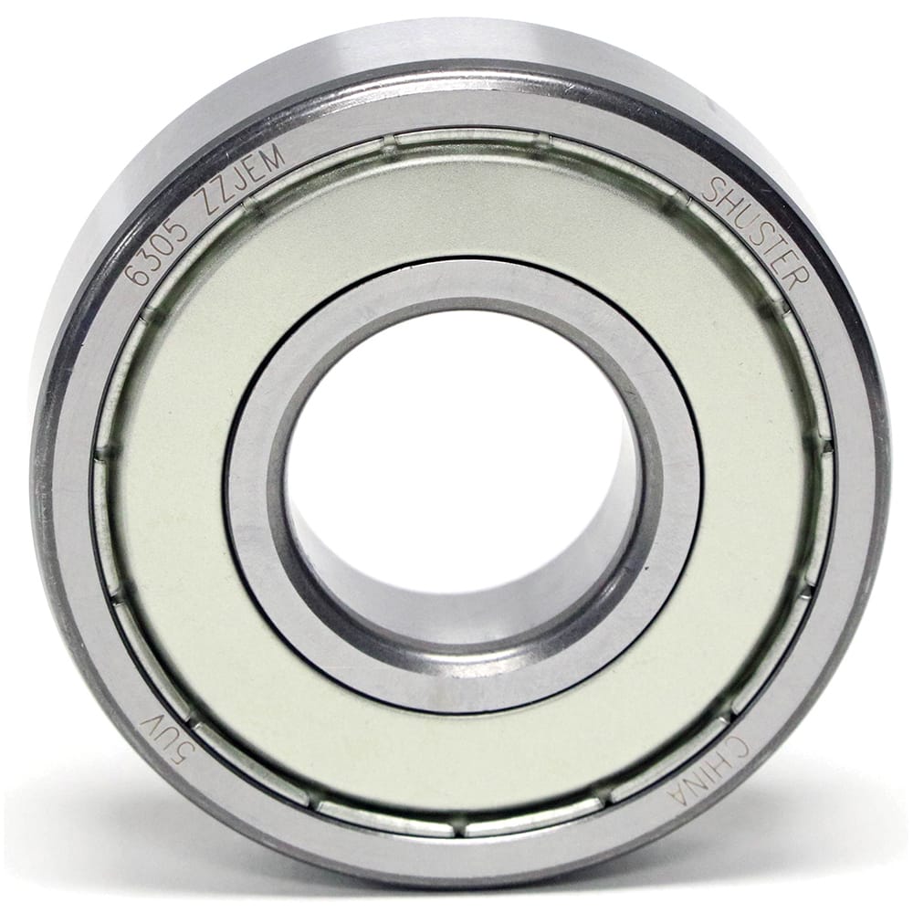 Shuster - 6303 ZZ JEM BULK, 17mm Bore Diam, 47mm OD, Double Shield Deep Groove Radial Ball Bearing - Exact Industrial Supply