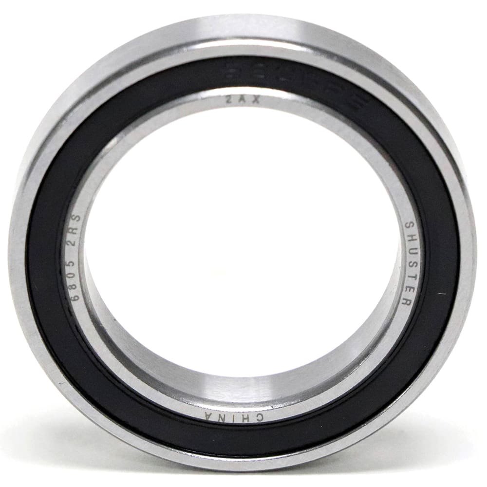 Shuster - 6801 2RS, 12mm Bore Diam, 21mm OD, Double Seal Deep Groove Radial Ball Bearing - Exact Industrial Supply