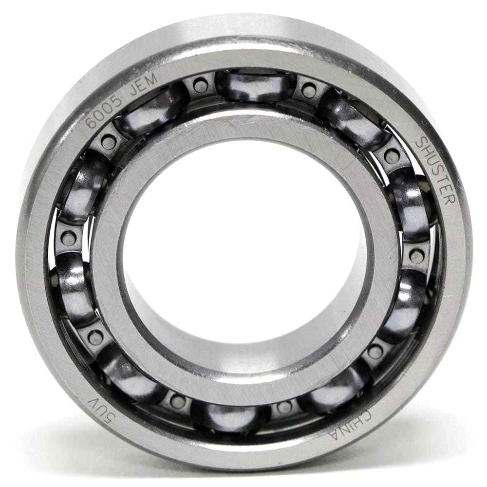 Shuster - 6001 JEM, 12mm Bore Diam, 28mm OD, Open Deep Groove Radial Ball Bearing - Exact Industrial Supply