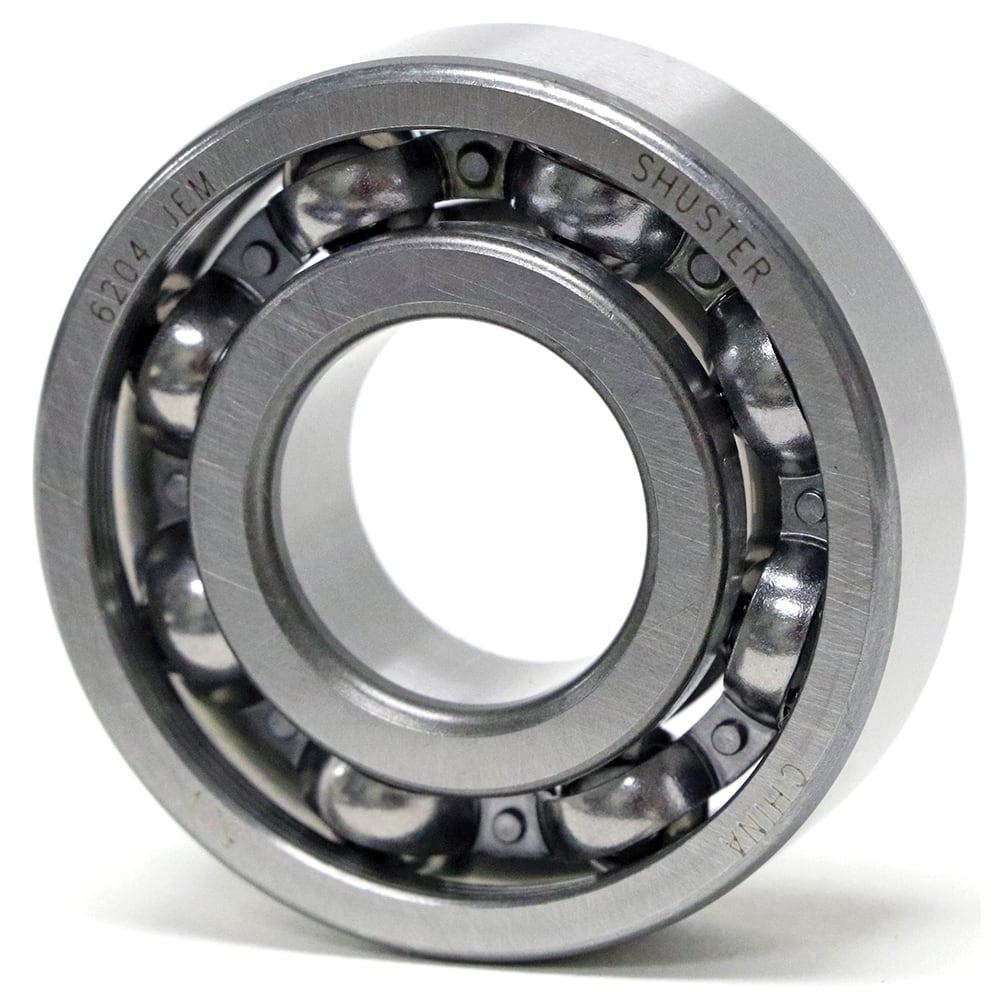 Shuster - 6208 JEM, 40mm Bore Diam, 80mm OD, Open Deep Groove Radial Ball Bearing - Exact Industrial Supply