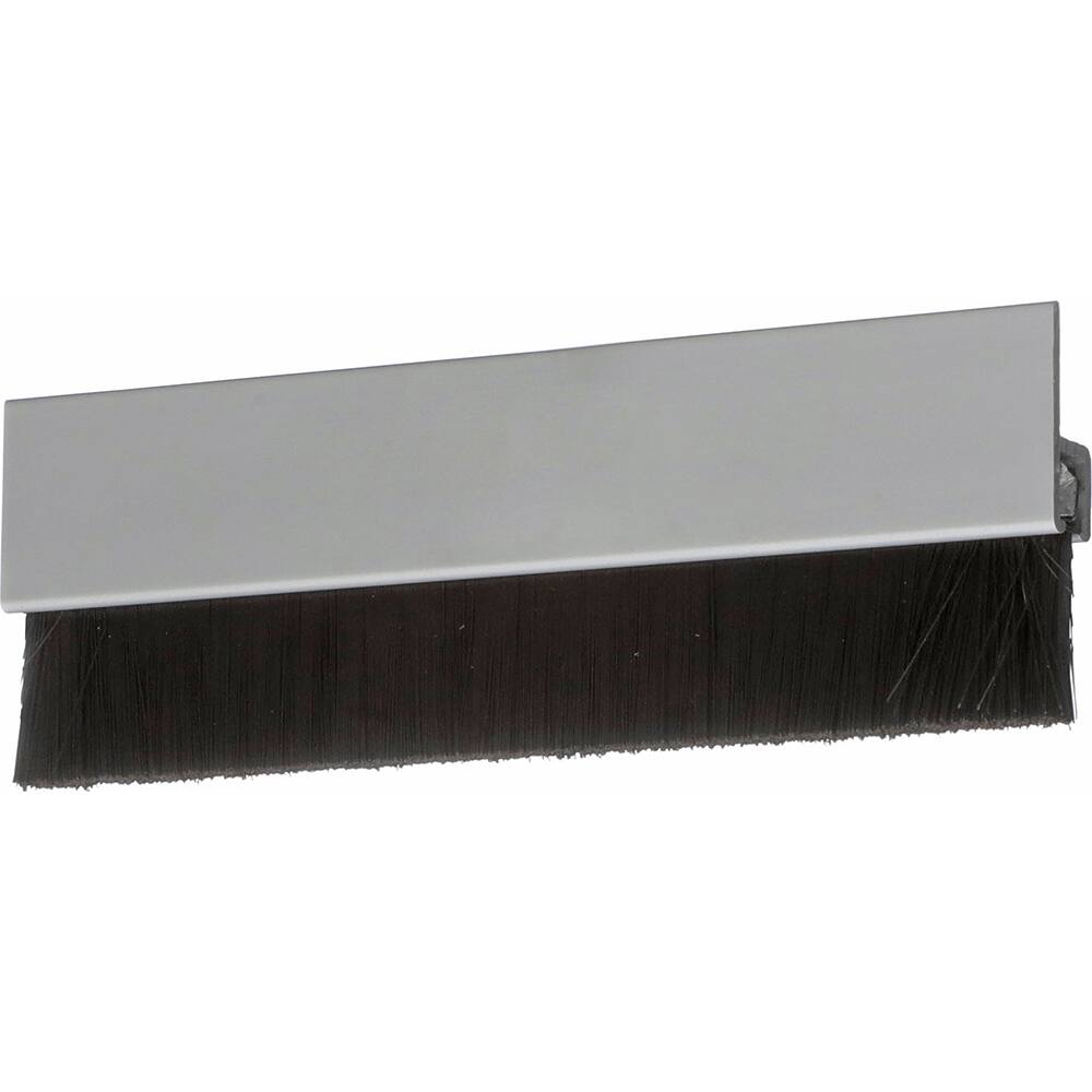 Osborn - Sweeps & Seals; Type: Brush Seal ; Width (Inch): .366 ; Finish/Coating: Clear Anodized Aluminum ; Material: Nylon; Clear Anodized Aluminum ; Back Strip Brush Width (Inch): .24 ; Bristle Length (Inch): 2.0000 - Exact Industrial Supply